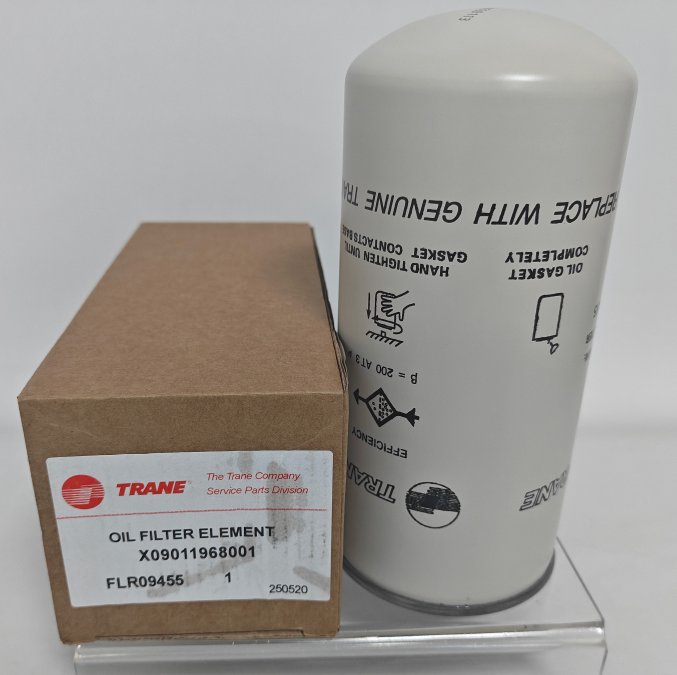 Quick-Install Genuine Trane Oil Filter FLR09455 — Centrifugal/Screw Compressor Filter Element Spare Part