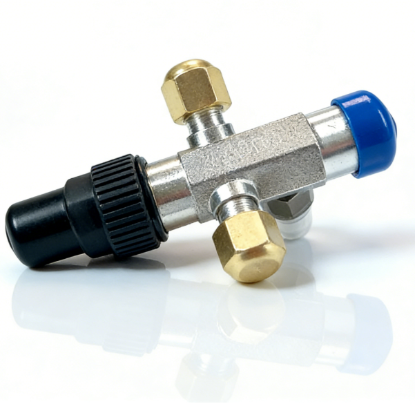 Trane VAL07951 Angle Stop Valve — A/C Service Valve / Pressure Sensor Port — Chiller Maintenance Valve