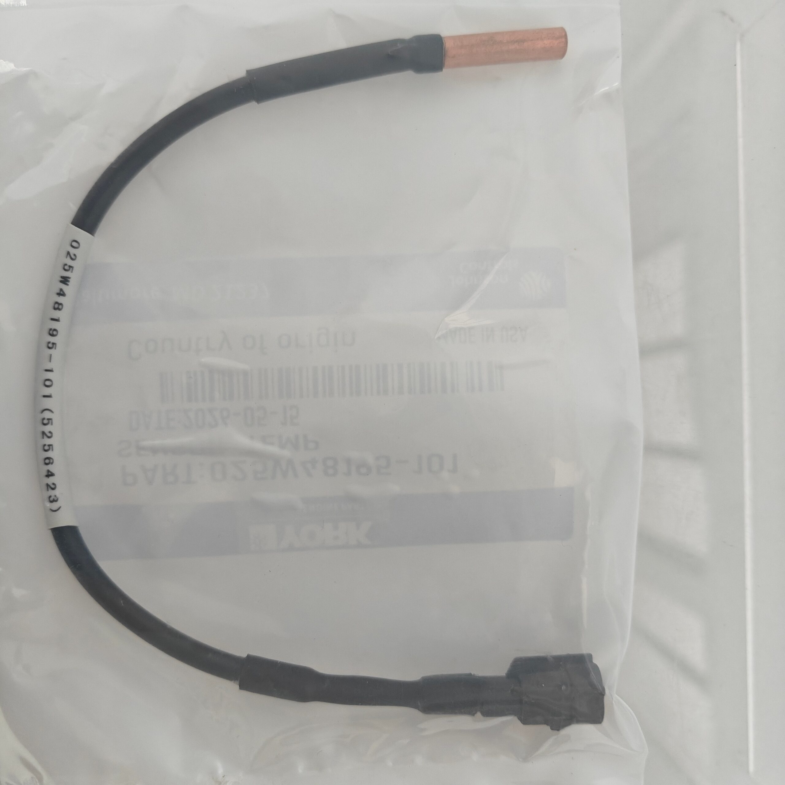Yk 025W48195-101 Temperature Sensor / Compressor Discharge High-Temperature NTC Thermistor Probe (HVAC Accessory)