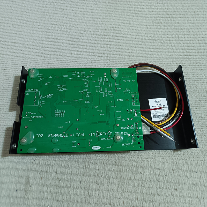 Carrier CESO130036-000 LCD display for 19XL/19XR centrifugal chiller control panel, central air conditioning mainboard.