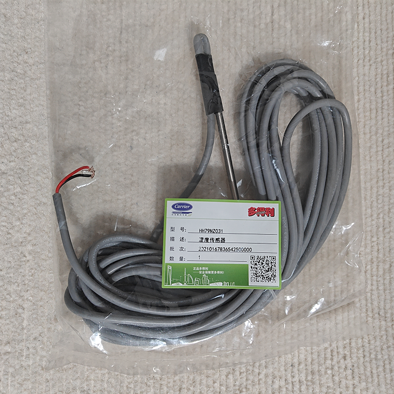 Carrier HH79NZ031 Temperature Sensor (NTC Negative Temperature Coefficient Water Temperature Probe) – Stainless Steel – Central Air Conditioning Accessory
